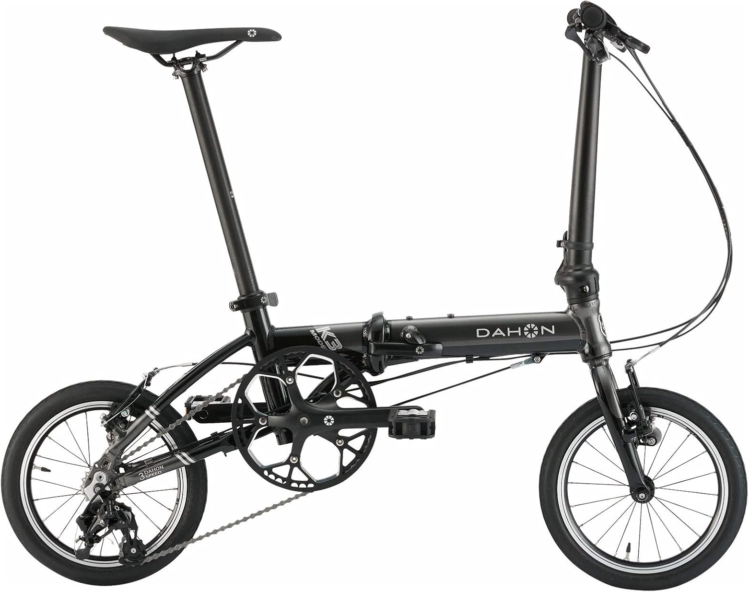 dahon 2020年款 k3 3段变速 折叠自行车 20k3gmbk00 金属色/黑色-运动